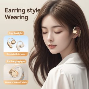 M62 Open-Ear Bluetooth Headphones – OWS Wireless Ear-Hook Headphones (Non-In-Ear Design)