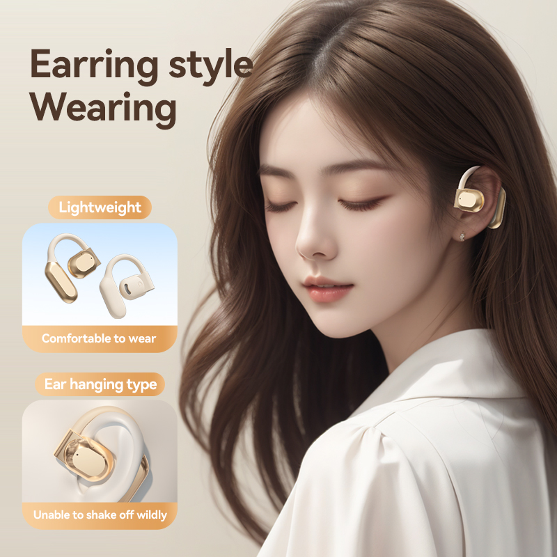M62 Open-Ear Bluetooth Headphones – OWS Wireless Ear-Hook Headphones (Non-In-Ear Design)