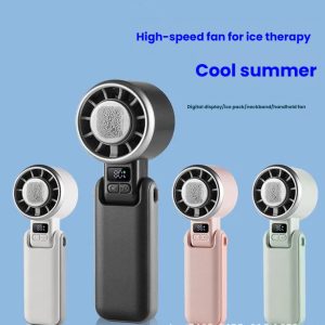 Wholesale Handheld Mini Cooling Fan With Refrigeration Function 3600mAh Rechargeable Battery Factory Bulk Supply