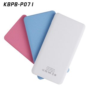 5000mAh Ultra Slim Credit Card Power Bank Built-in Type-C Portable Mini External Battery Pack for iPhone Android