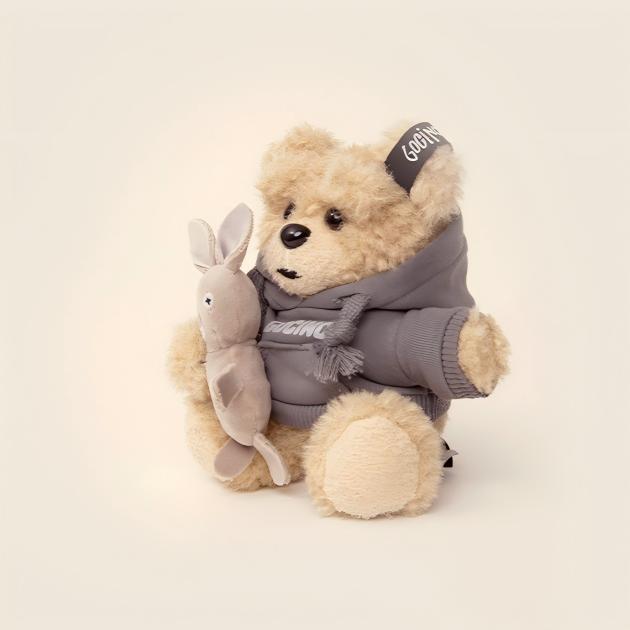10000mAh Rabbit Bear Toy Power Bank Portable Charger Cute Plush Design Shoulder Strap Fast Charging External Battery Supply - Image 3