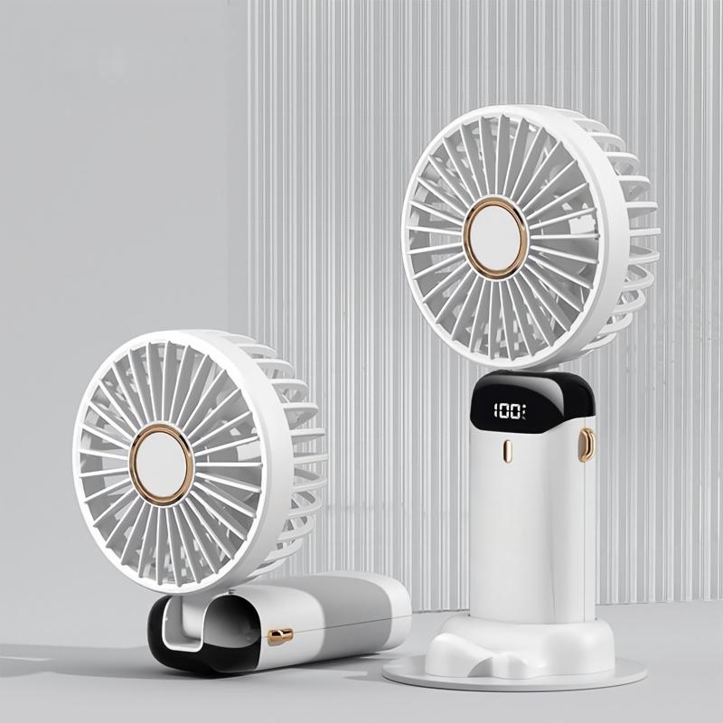 Digital Screen Hand Held Mini Fan Portable Rechargeable Hand Fan Wholesale Supplier Support Custom OEM ODM Multiple Colors Ready Stock - Image 6
