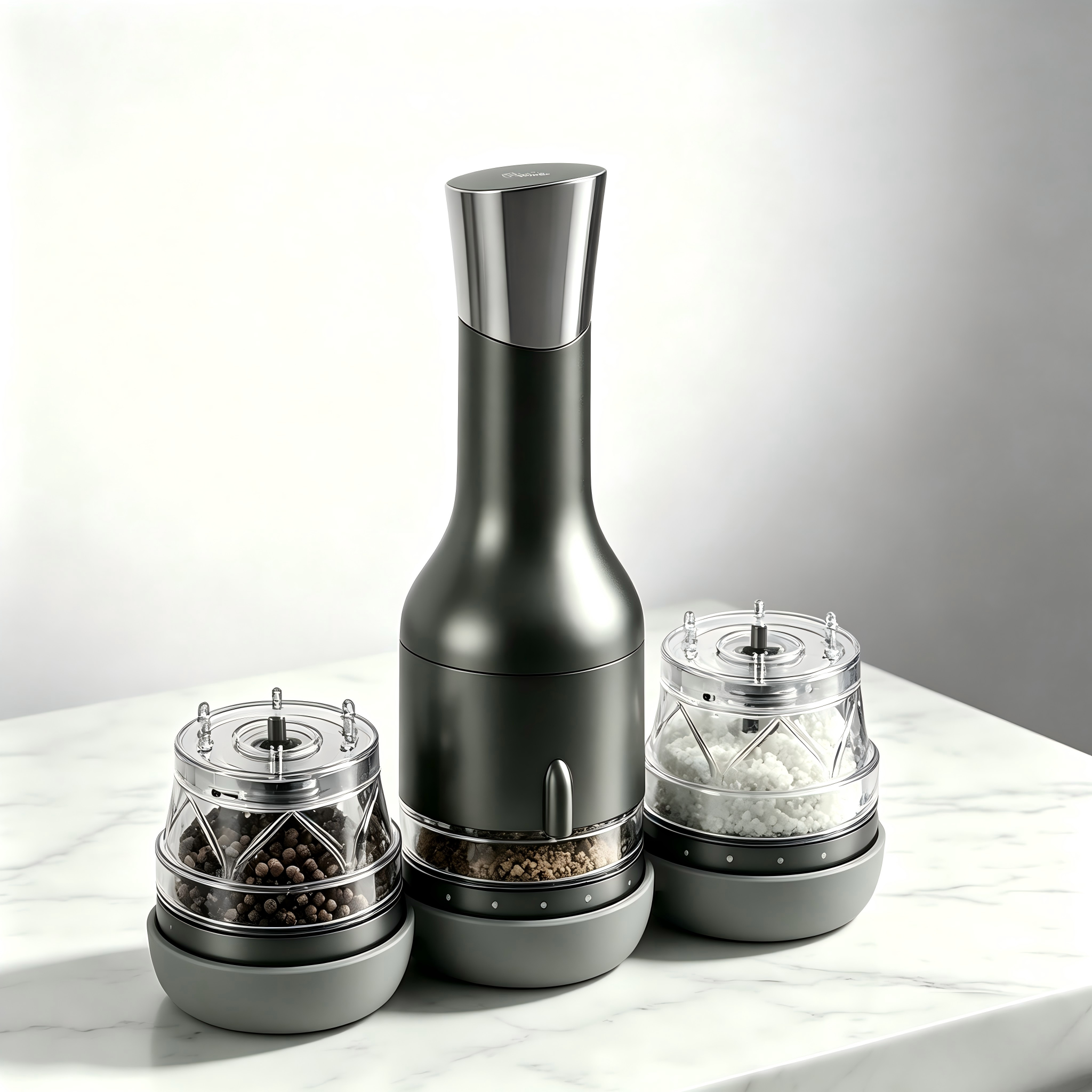 6-Level Adjustable Coarseness Spice Grinder - Wholesale OEM ODM Custom Logo Available - Image 3