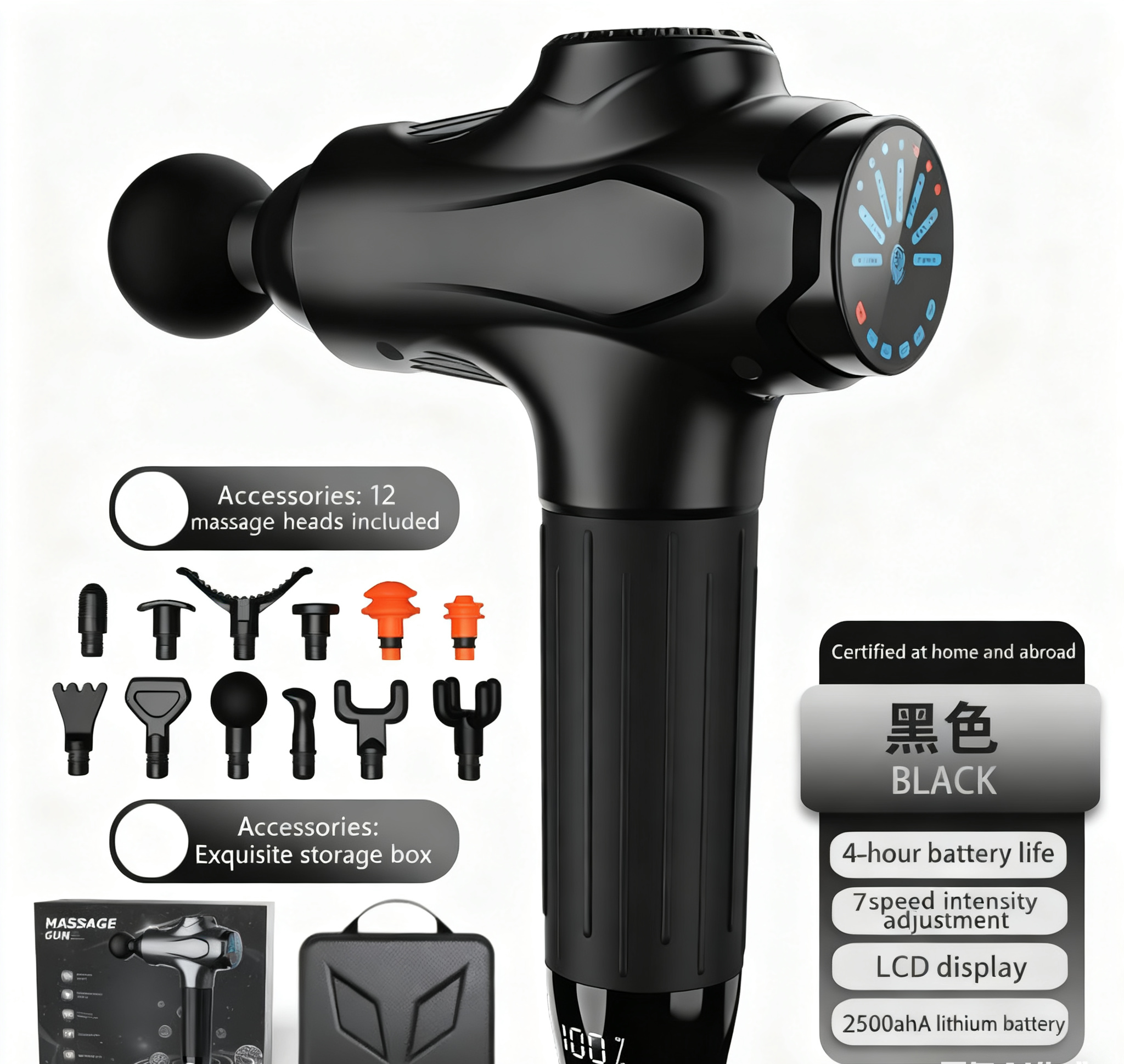 Professional Massage Gun Manufacturer – Deep Tissue Percussion Massager for Wholesale - Image 2